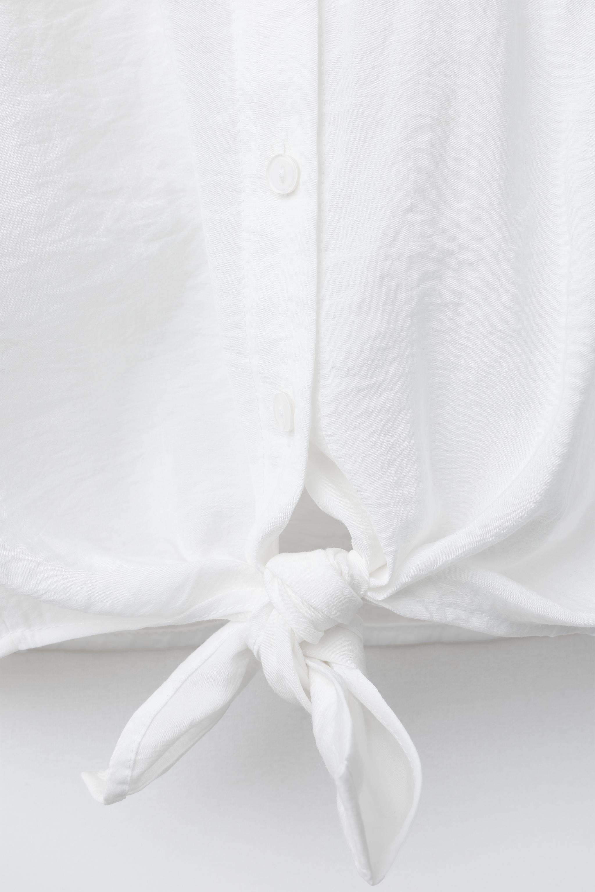 CHEMISE FLUIDE À NŒUD